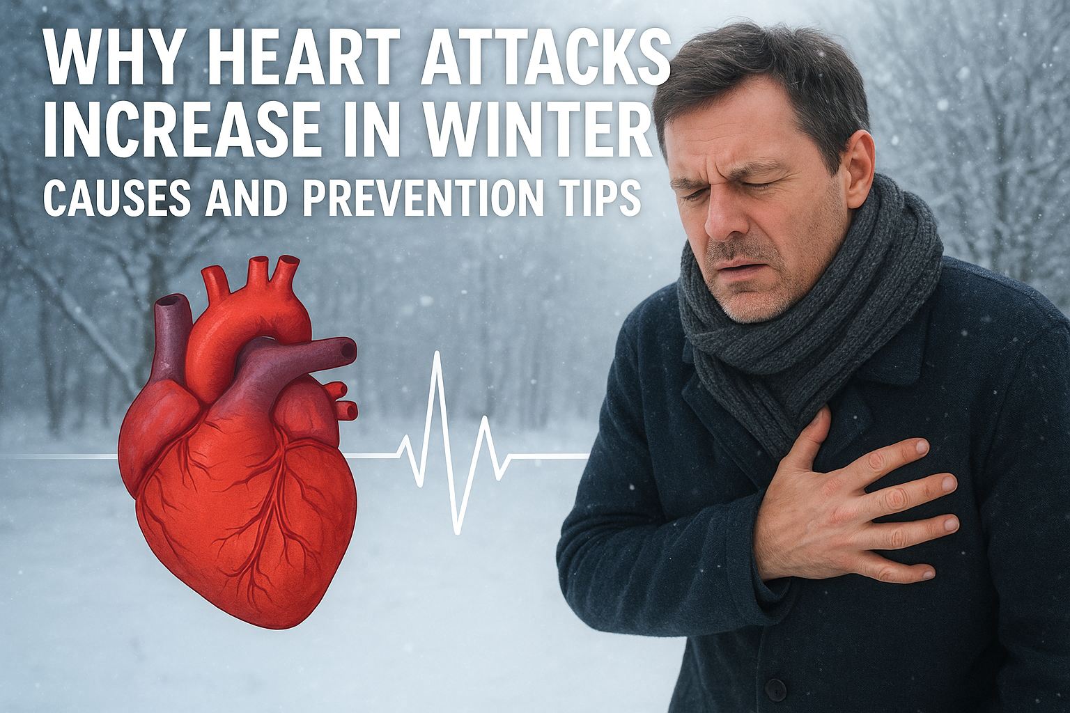 Heart attacks increase in winter