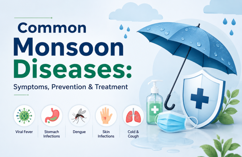 Common Monsoon Diseases: Symptoms, Prevention & Treatment