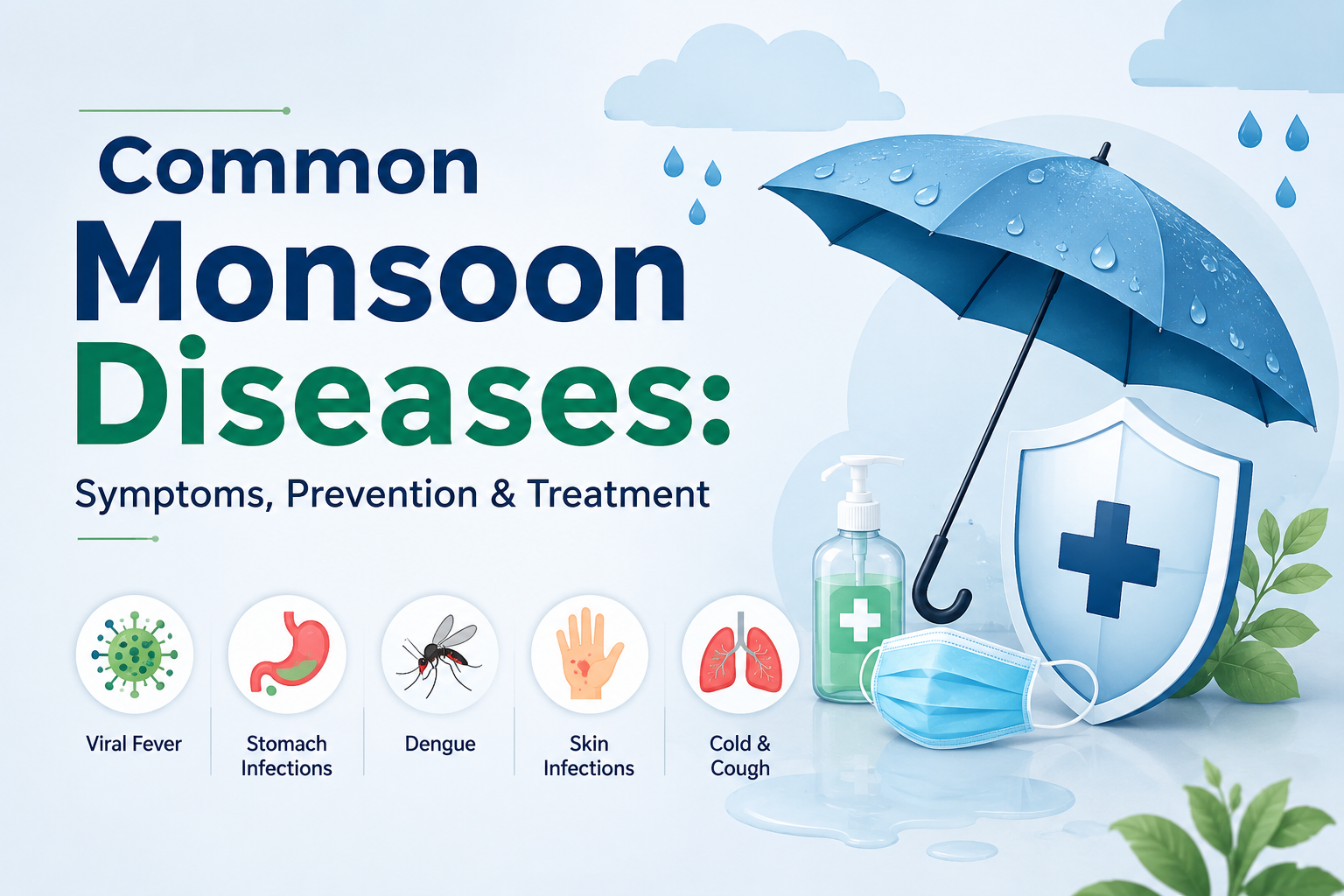 Common Monsoon Diseases: Symptoms, Prevention & Treatment